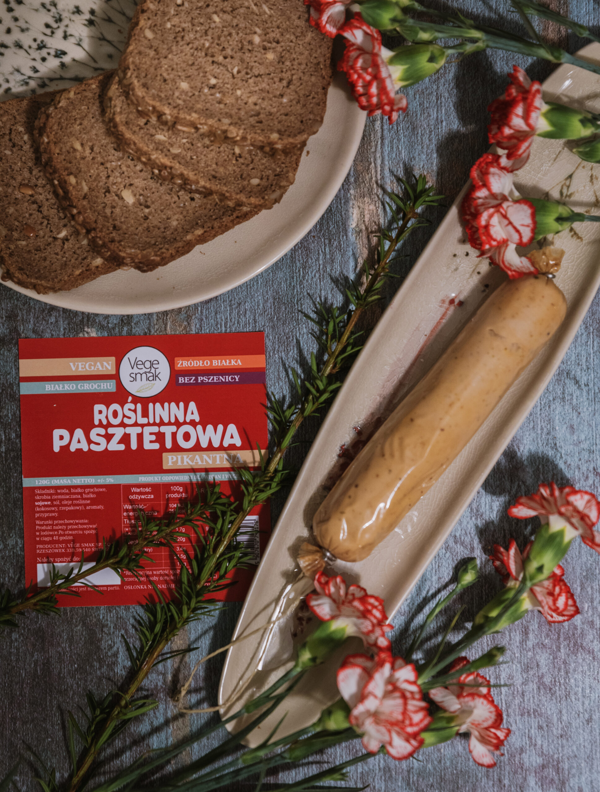Roślinna pasztetowa pikantna - Vegesmak - alternatywa dla wyrobów mięsnych