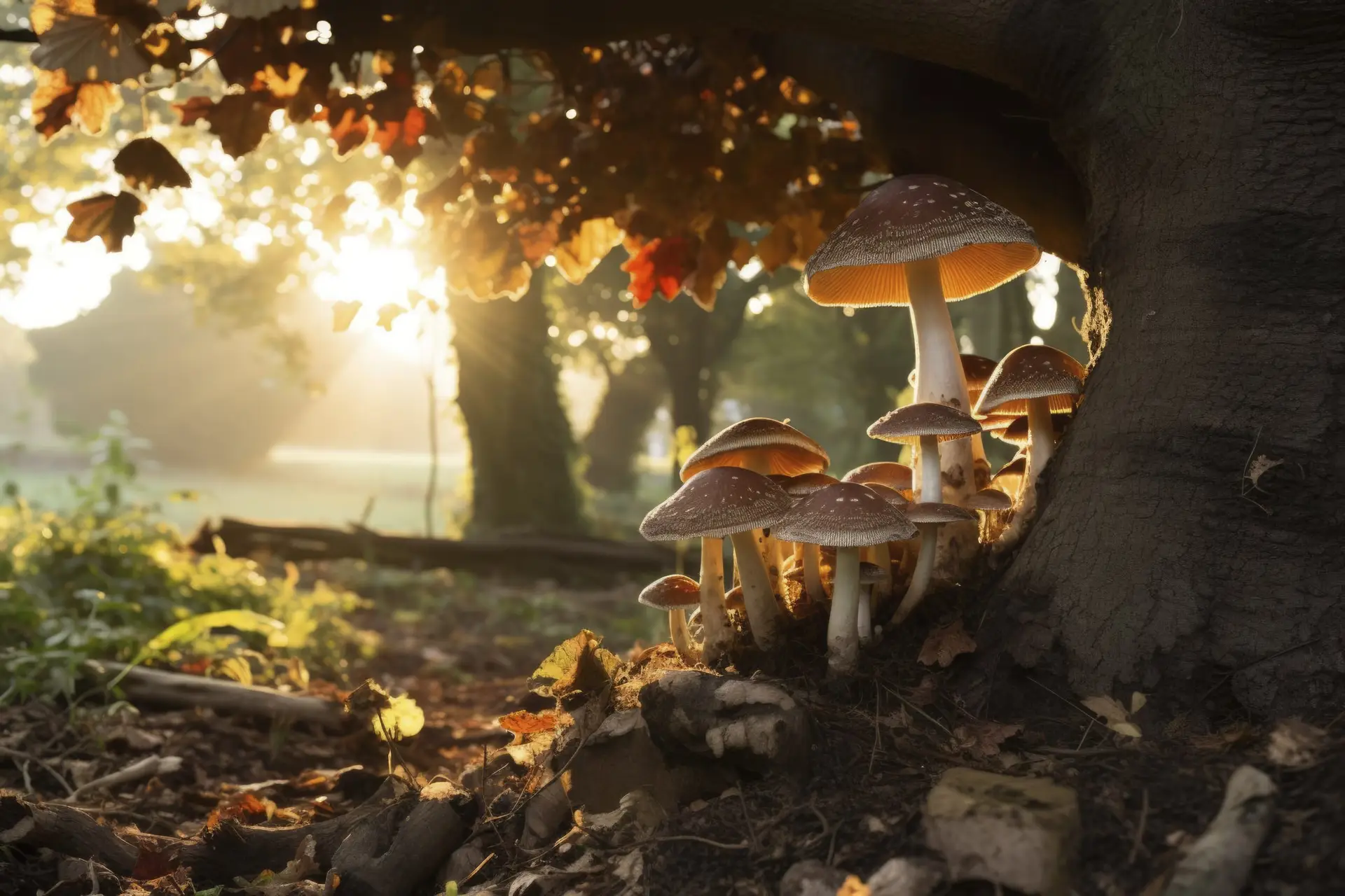 mushrooms-growing-natural-forest-scaled.jpg